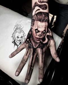 tatoueur saint etienne tattoo Joker