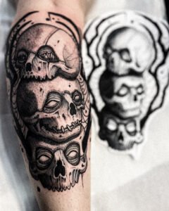 tatoueur saint etienne tattoo crânes