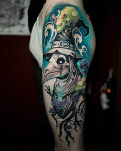 tatoueur saint etienne tattoo medecin peste