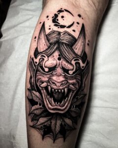 tatoueur saint etienne tattoo demon japonais