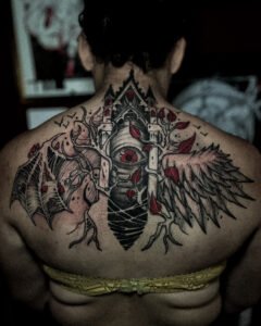 tatoueur saint etienne tattoo porte enfer