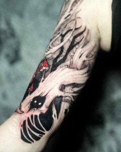 tatoueur saint etienne tattoo forêt