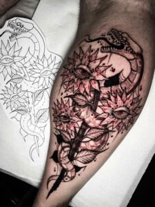 tatoueur saint etienne tattoo serpent